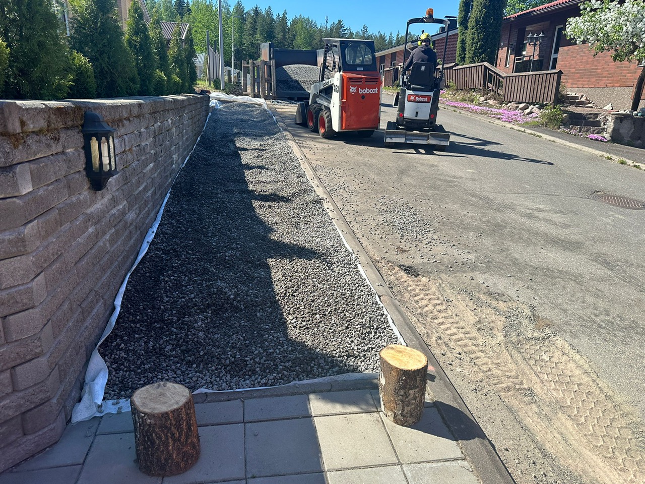 Murskeen levitys